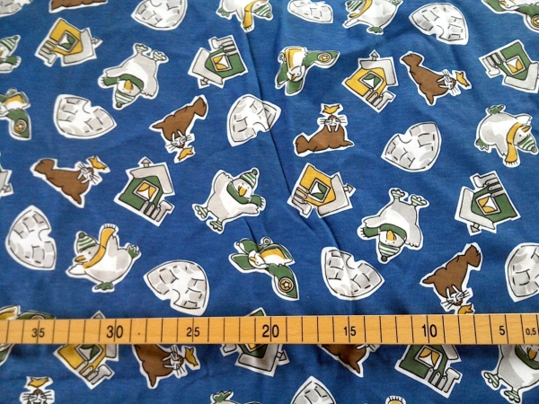 Jersey fabric with seals